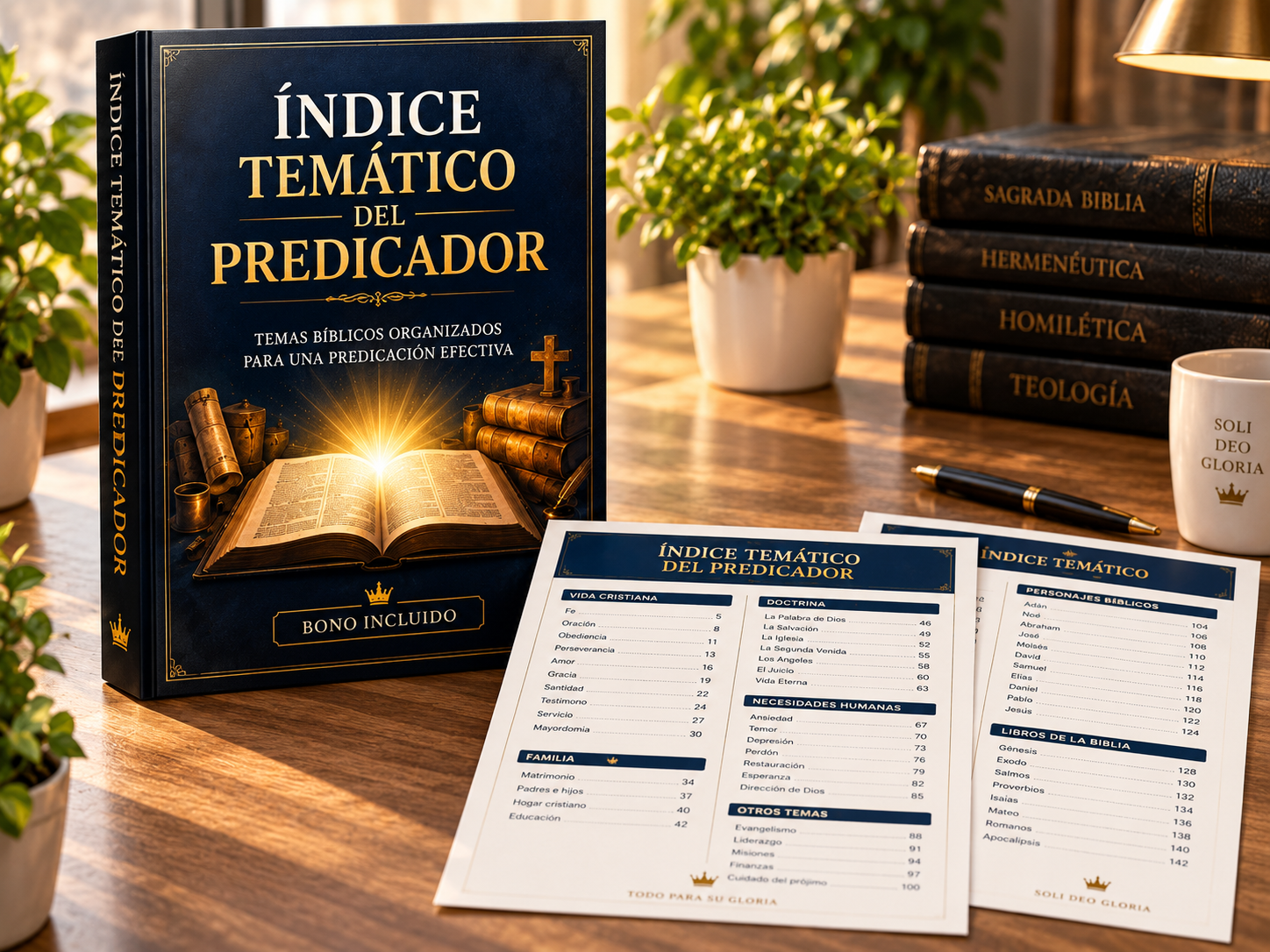 Mockup del bono Índice Temático del Predicador