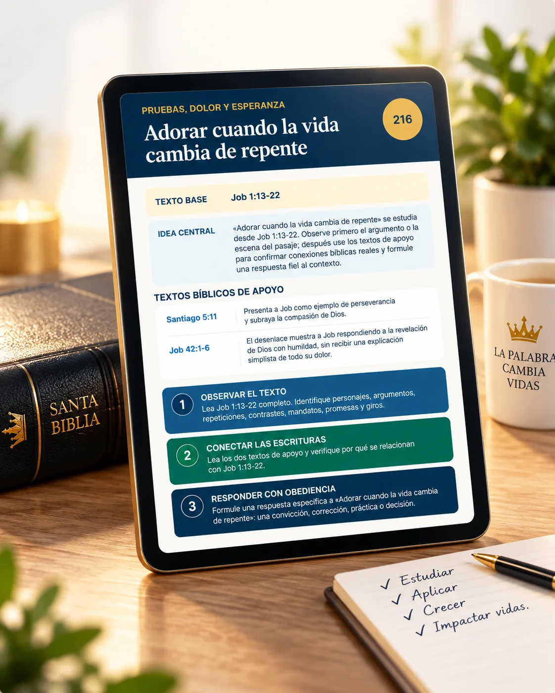 Bosquejo sobre pruebas, dolor y esperanza